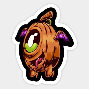 Monster Pumpkin Sticker